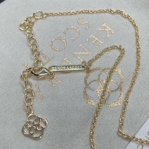 New Kendra Scott Gold Elisa in Rose Quartz - Picture 4 of 5